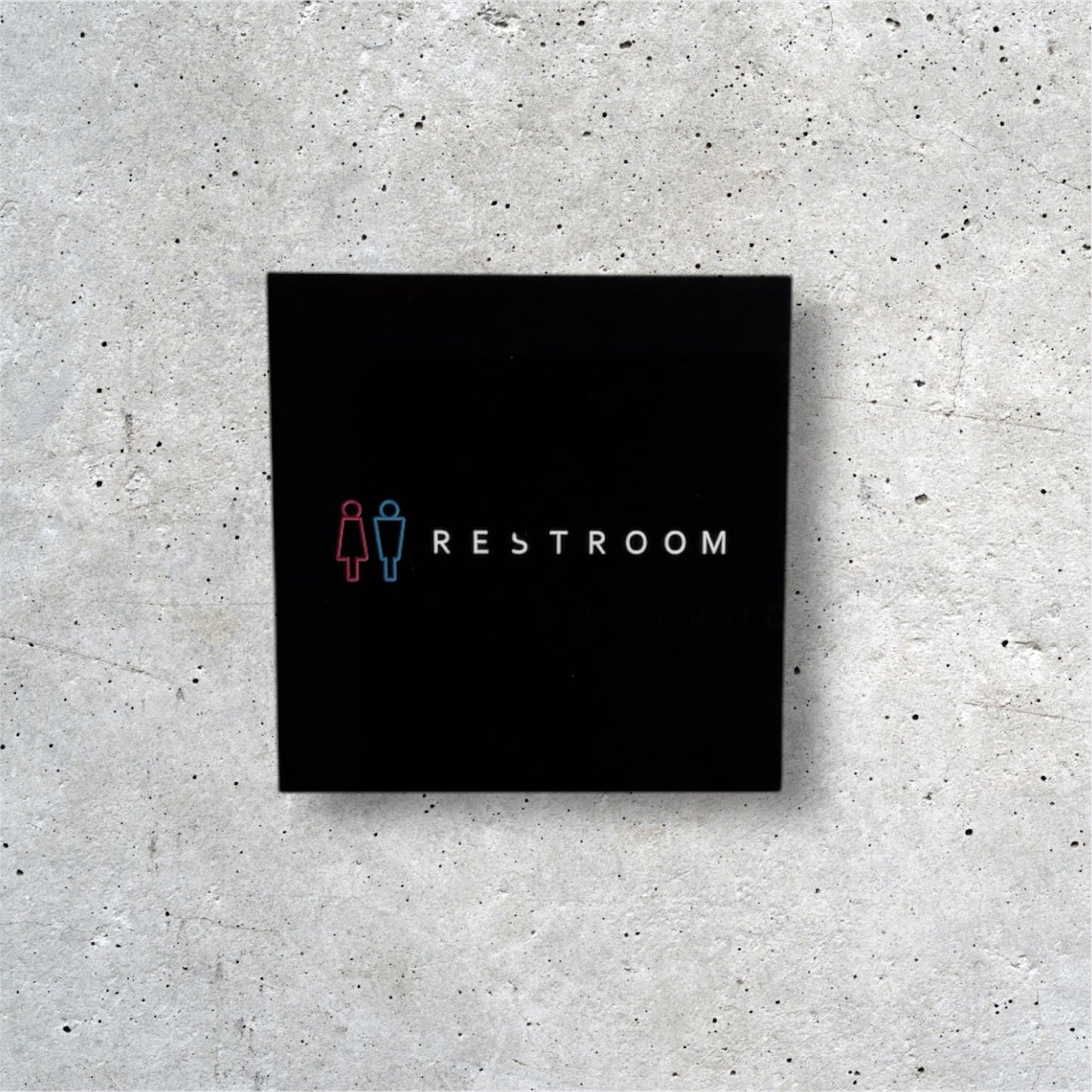 REST ROOM-room plate-