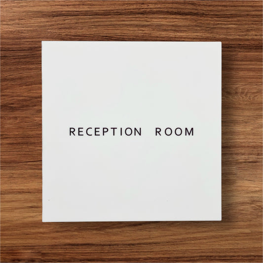 RESEPTION ROOM -room plate-