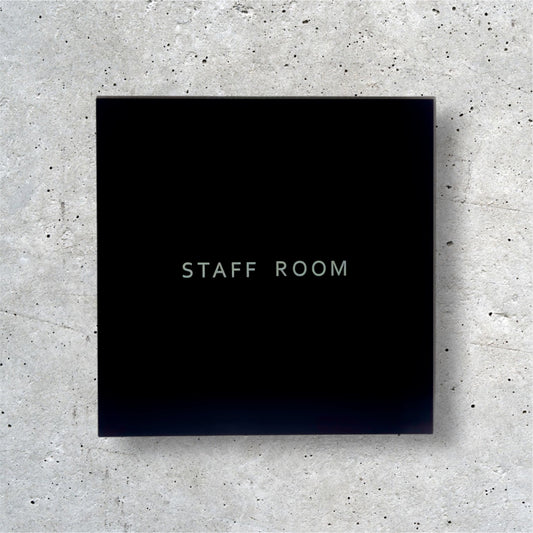 STAFFROOM-room plate-