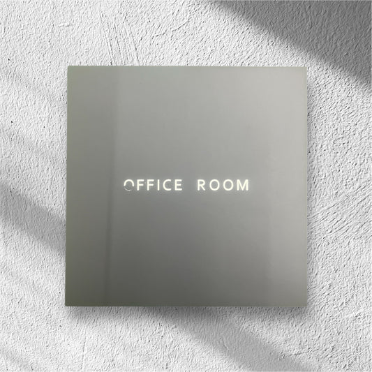 OFFICE ROOM-room plate-